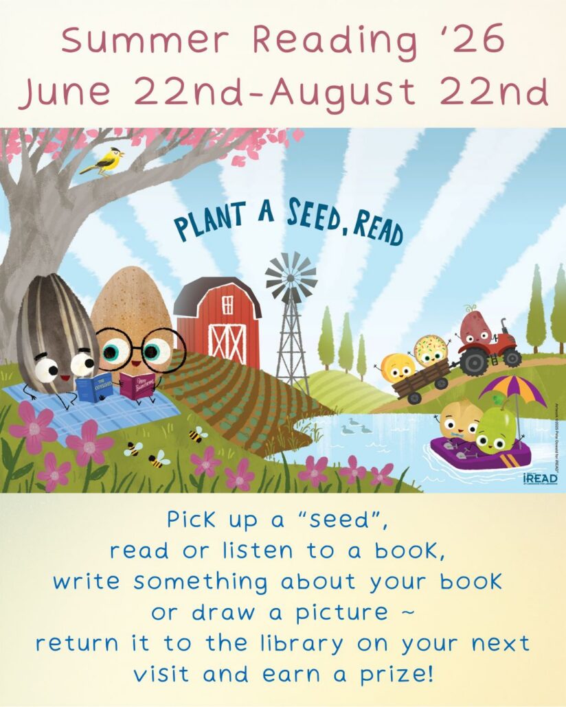 Picture of flyer for summer reading program 2026